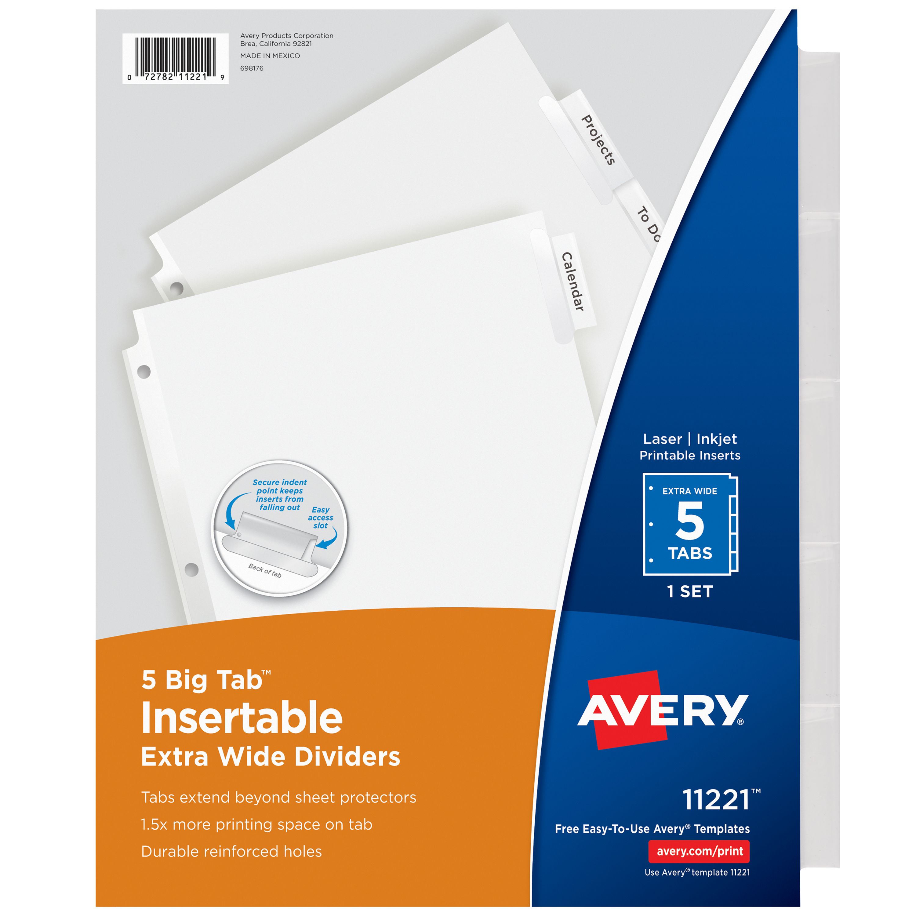 tabes092ページ Amazon.com : Ensight 3 Ring Page Dividers Bulk, 1/8 Cut Tab